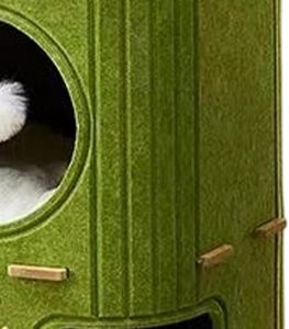 Modern Large Multi-layer All-season <b>Cat</b> Climbing Frame Felt Integrated <b>Scratching</b> <b>Board</b> Enclosed <b>Cat</b> House Tree Home Use - Product Image 6