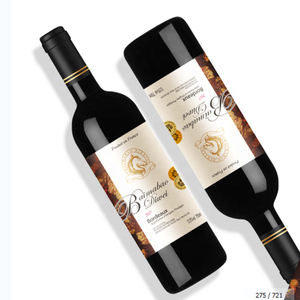 Custom Wine <strong>Label</strong> <strong>Embossing</strong> logo Stickers Food Sticker Wine <strong>Labels</strong> for Bottles Print Texture Sticker Gold Foil - Product Image 5