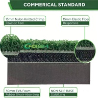Tapis de frappe de golf multicouche 3D pour bandes d'insertion de golf
