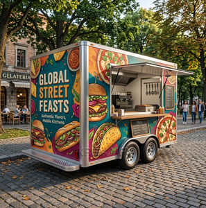 Portable Crepe Premium Ice Cream Food Truck CE Certified <b>Concession</b> <b>Trailer</b> - Product Image 5