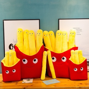 Frieten Kussen Speelgoed Creatieve Cartoon Burger Pluche Pop PP Katoen Superzacht Pluche 31-50cm Hoogte Fotografie Props voor alle leeftijden - Product Image 3