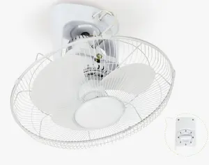 High Quality Super Wind Quiet 360 Degree Oscillation House Ceiling Top Roof Mounted 16 Inch Orbit Fan