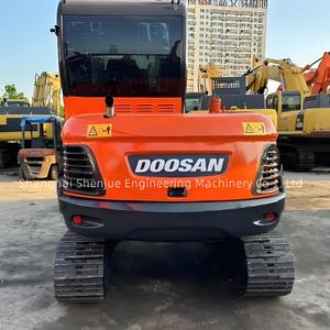 Excavadora de Ruedas Usada Doosan DX60W-9c, Excavadora Mini de 6 Toneladas para Casa y Granja, Doosan DX60W - Product Image 6