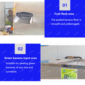 Machine à peler les <span class=keywords><strong>bananes</strong></span> <span class=keywords><strong>Cavendish</strong></span> vertes d'Inde, éplucheur de peau brute, éplucheur de plantains, à vendre - Product Image 4