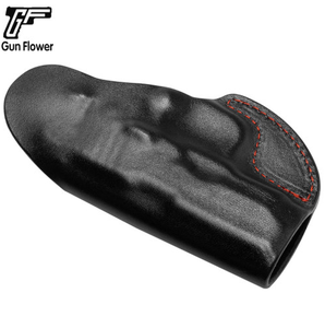 Pistool En Bloem Verborgen Carry Iwb Holster Echt Lederen Holster - Product Image 6