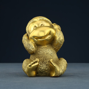 Figura de mono de bronce, artesanía, doce animales del zodiaco, decoración para el hogar y la sala de estar, estilo tradicional, material de cobre - Product Image 2