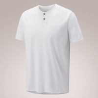 T-shirt à manches courtes pour homme, pour la course à pied, décontracté et sportif, respirant, élastique, vêtement de sport, couche de base, couleur unie, séchage rapide
