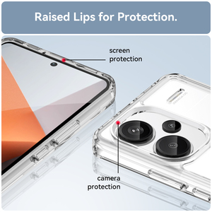 Pour Redmi Note 13 Pro + étui transparent, housse de téléphone portable en TPU souple antichoc durable anti-rayures de 2.0 MM pour Redmi Note 13 Pro Plus - Product Image 3