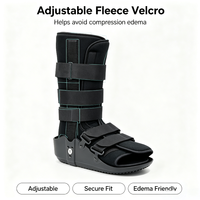 Bottes de marche hautes à coque rigide CE en promotion avec doublure en tissu pour entorses, fractures et récupération postopératoire