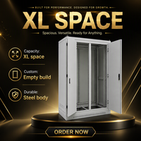 Armoire de distribution basse tension XL-21, boîtier vide sur pied, panneau électrique en acier thermolaqué, double porte, OEM