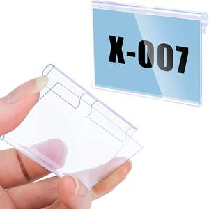 Premium Clear <b>Plastic</b> Label Holders for Wire <b>Shelf</b> - Product Image 4