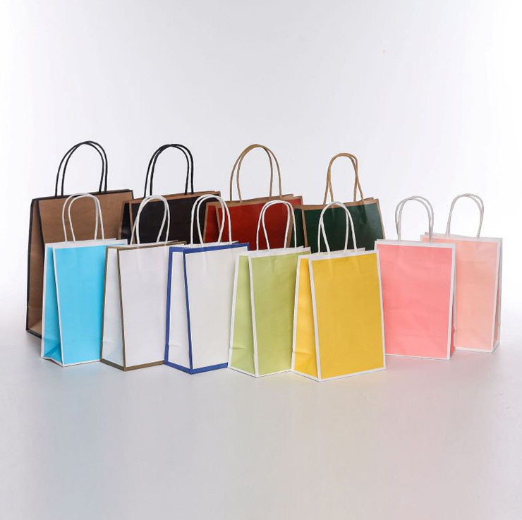 Custom Large Jewelry Cosmetic Gift Clothing Shopping Paper Bag Retail Luxury Shopping Kraft Paper Gift Bags with Your Own logo