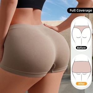 Women's Low Waist <strong>Slip</strong> Shorts Seamless Hipster Panties Soft Comfortable Sexy Sports Briefs Seamless Boy Shorts for Summer <strong>Dress</strong> - Product Image 4