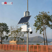 Unidad de CCTV Solar Móvil Autónoma BIGLUX para Seguridad en Exteriores, Estación de Energía, Estacionamiento