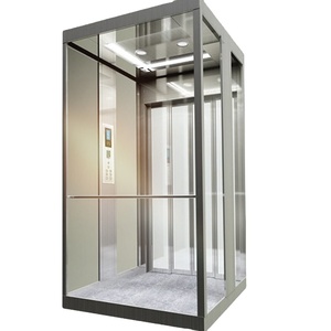 Ascenseur en verre au design moderne avec vue panoramique, fabrication en usine, <span class=keywords><strong>prix</strong></span> <span class=keywords><strong>domestique</strong></span>, capacité de <span class=keywords><strong>charge</strong></span> de 400 kg, vitesse de 0,4 m/s - Product Image 5