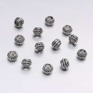 Metal <b>Beads</b> 8mm Round Spacer <b>Beads</b> <b>Silver</b> And Gold Mixed Colors For Bracelet Making Plated Metal Jewelry Accessories - Product Image 5