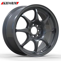 Jantes en alliage japonaises 8x100/114.3 de couleur blanche de 15 et 16 pouces pour voiture