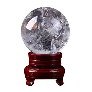 Wholesale Natural Clear Quartz Crystal Ball rose crystal rose quartz clear crystal Sphere For Handling