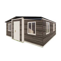 Projet de Maison Conteneur Portable 20 Pi 40 Pi Préfabriquée de Luxe Extensible avec Chambre et Cuisine