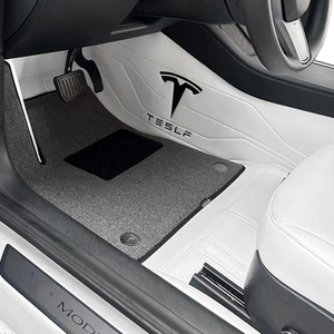 Alfombrillas Personalizadas GANE para Tesla, Fabricadas con Cuero Napa de Alta Calidad, Diseño de Logotipo Personalizable, Disponibles en Varios Colores - Product Image 1