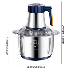 Picadora de Carne Multifuncional de Acero Inoxidable de 5L, Electrodoméstico de Cocina, Rebanador de Verduras, Picadora de Carne OEM de 5L - Product Image 3