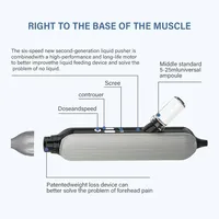 Appareil de nettoyage facial à jet d'eau haute pression 2 en 1, pistolet d'injection d'eau à oxygène, pour le rajeunissement de la peau
