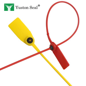 Ytps103 yuston Nhựa an ninh con dấu PP + PE & dây đeo bằng thép không gỉ 235n độ bền kéo tùy chỉnh đánh dấu - Product Image 5