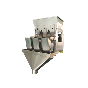 Pesadora lineal multicabezal Pesadora dosificadora automática Pesadora lineal de 4 cabezales - Product Image 3
