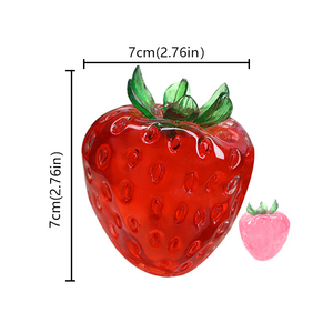 Jouets anti-stress géants en forme de fraise en vaseline de 7 cm, sans rebond, à presser, pour le soulagement du stress - Product Image 4
