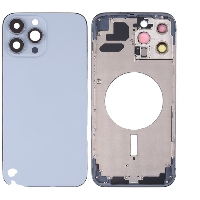 Dropshipping High Quality Back Housing Cover With SIM Card Tray & Side Keys & Camera Lens for IPhone 13 Pro Max