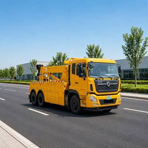 Camion de dépannage lourd 6x4 |   Plateforme de remorquage et de levage séparée à double essieu arrière pour le sauvetage routier - Product Image 1