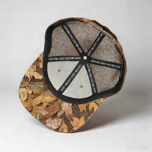 Gorra de Béisbol de Diseño con Logotipo Personalizado, Parche de Cuero, 5 Paneles, 256 <span class=keywords><strong>Gorras</strong></span> de Nylon con Visera Plana, <span class=keywords><strong>Gorras</strong></span> de Camuflaje, <span class=keywords><strong>Gorras</strong></span> con Cierre a Presión, Gorra de Béisbol para Papá - Product Image 5