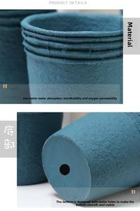 P264 Jardinières rondes créatives nordiques à la main Pots de pâte de ciment à texture rugueuse pour balcon jardin plantes vertes plantes succulentes - Product Image 4