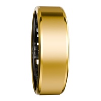 Bague Connectée Intelligente de Santé CR-16 en Acier Inoxydable, Suivi Sommeil Fréquence Cardiaque Pression Artérielle, Photo Gestuelle, Étanchéité 5ATM, Bague Intelligente pour Couple