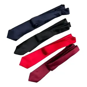 Juego de 6 Corbatas de Poliéster de 5 cm, Estilo Simple, para Regalos Promocionales, Unisex para Adultos - Product Image 3