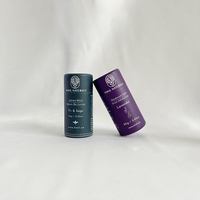 Tube en papier kraft biodégradable de haute qualité personnalisé de 10 ml, baume à lèvres artisanal écologique, stick déodorant recyclable, estampage