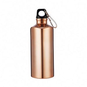 Promotional Custom Modern Silk Screen Printed Metal Water Bottles Aluminum Flask with Logo for Gym <b>Gifts</b> Sport Events - Product Image 2