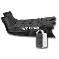Bottes de massage de compression sans fil VU avec batterie 2500 mAh, système de récupération des jambes à 6 cellules pour blessures sportives