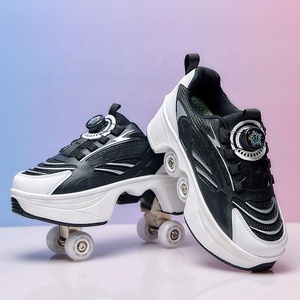Scarpe Sportive per Bambini con Ruote Deformabili, Pattini a Rotelle con 4 Ruote, Suola in PU Leggera per Ragazzi e Ragazze - Product Image 6