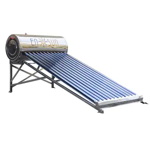 Stainless Steel Roof Top Installation Unpressurized Evacuated Tube Plastic Solar Water Heater