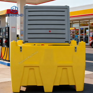 Grande serbatoio Diesel 1000L portatile di vendita calda per uso in attrezzature meccaniche - Product Image 1