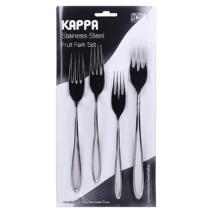 Juego de tenedores para fruta 3 piezas Inox (18cm) KAPPA Cromo brillante CVLX70C3 - Product Image 2