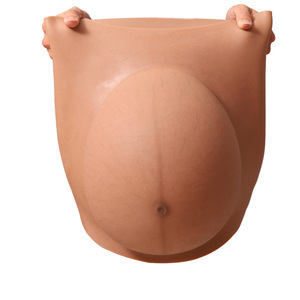 Faux ventre de grossesse 6-9 mois, ventre de grossesse artificiel en silicone réaliste, 2,5 kg, peau réaliste, doux, performance d'acteur - Product Image 5