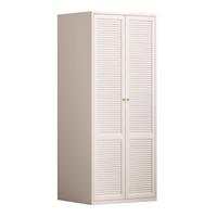 Armoire en acier moderne avec armoire de rangement supérieure |   Système de placards modulaires pour chambres de luxe – Conception de rangement vertical type armoire