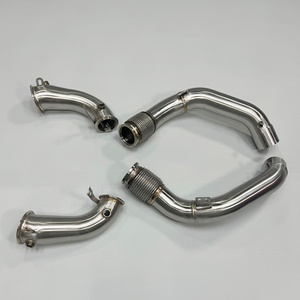 Easy to Install Auto Free Flow Downpipe for BMW M5 F90 Straight Down Pipe SS304 Race Exhaust System - Product Image 4