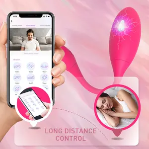 Vibromasseurs œufs connectés via application, boules de Kegel vibrantes pour le point <span class=keywords><strong>G</strong></span>, vibromasseur, godemiché féminin, culotte vibrante, jouets sexuels pour femmes - Product Image 3