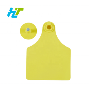 CH0010+CH0001 Zweiteiliges Blanko-Ohrmarken-Set für Rinder, Neuzustand, TPU-Markierung in Blau, Laserkodierung für Rinderhaltung und Tierzucht - Product Image 2