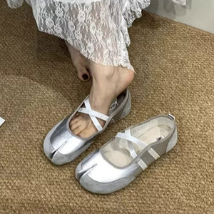 <span class=keywords><strong>Ballerine</strong></span> estive 2026 con punta divisa, taglie forti, a taglio basso, da <span class=keywords><strong>donna</strong></span>, con fodera in microfibra e suola in gomma - Product Image 2