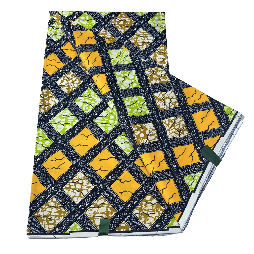 Kain katun cetak motif bunga Fashion Afrika lilin Batik Ankara tekstil Super asli