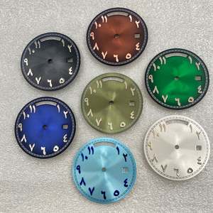 Montres mécaniques automatiques à chiffres arabes dorés NH36 avec date, mouvement NH36 8285, vente en gros, cadeau très demandé - Product Image 4